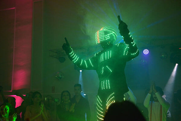 eventos realizados robô led dancer em sorocaba